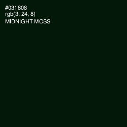 #031808 - Midnight Moss Color Image